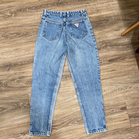 Guess by Marciano Denim - Real Vintage George Marciano for Guess Jeans 25 Denim High Rise Waist Mom Jeans